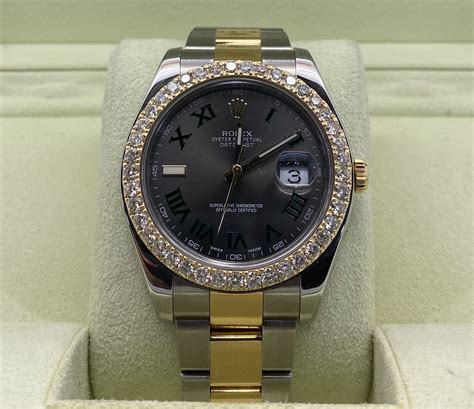 datejust rolex with diamond bezel|rolex datejust diamond bezel 41mm.